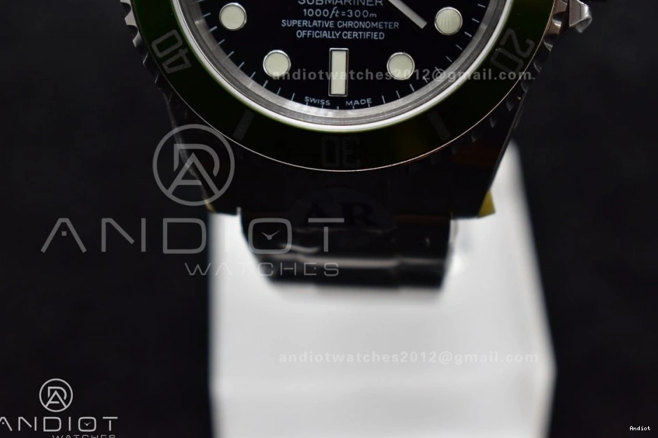 Green LV V2 Submariner Steel Bracelet Best ARF1:1 Edition SH3135 16610 SS on 904L 0124